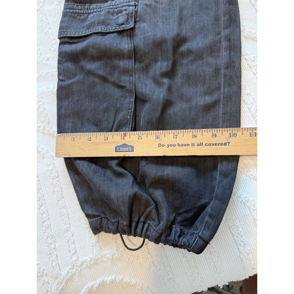BLANKNYC Cargo Joggers Men 31 Black NEW Drawstring Tapered Utility Pants